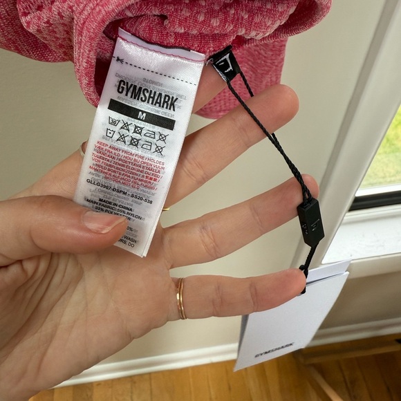 Gymshark Women’s Vital Boost Leggings in Dark Sunset Pink Marl Size Medium NWT - Picture 6 of 8